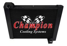 Radiador AR Champion 3 fileiras acabamento preto para 1961 1962 Chevrolet Corvette V8 Eng, usado comprar usado  Enviando para Brazil