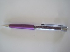 Caneta Swarovski tinta preta funciona roxo escuro comprar usado  Enviando para Brazil
