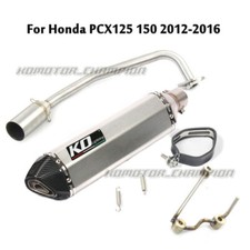 Pontas silenciadoras tubulação link frontal sistema de exaustão completo para Honda PCX125 150 2012-2016 comprar usado  Enviando para Brazil