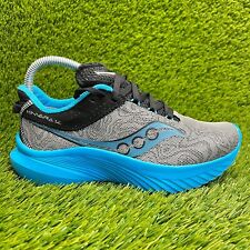 Tênis de corrida esportivo Saucony Kinvara 14 feminino tamanho 7 cinza azul preto, usado comprar usado  Enviando para Brazil