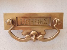 Antique brass letter for sale  LONDON