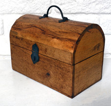 Wooden casket styled for sale  RYDE