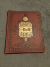 Victorian heraldic albums for sale  BRADFORD