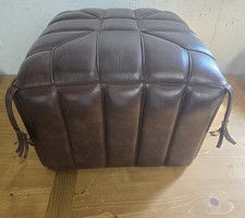 Vintage lederhocker braun gebraucht kaufen  Neuss