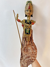 Boneco Wayang Golek bastão indonésio de madeira esculpido à mão pintado à mão FALHA LIDA comprar usado  Enviando para Brazil