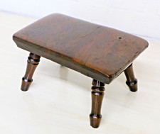 Antique stool wooden for sale  WATFORD