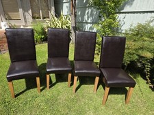 Dark brown dining for sale  ROMFORD