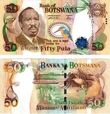 Usado, 2005 Botsuana Nota P28 50 Pula UNC comprar usado  Enviando para Brazil