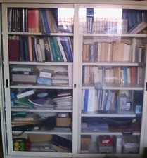 Armadio libreria con usato  Crema