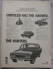1973 hillman hunter for sale  DARWEN
