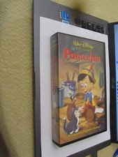 Videocassetta vhs pinocchio usato  Italia