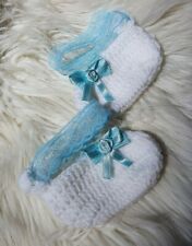 Babyschuhe gestrickt taufe gebraucht kaufen  Rosenheim