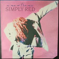 Usado, Simply Red ‎– A New Flame - 1989 LP disco excelente, capa + inserção de letra Muito Bom+ comprar usado  Enviando para Brazil