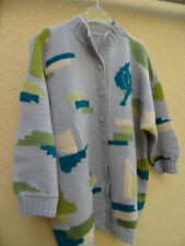 Handgestrickte strickjacke lä gebraucht kaufen  Nürnberg