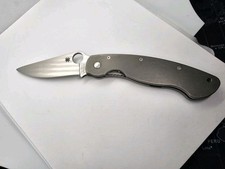 Spyderco titanium military for sale  Frisco