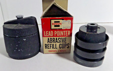 sacapuntas puntero de plomo y tazas de recarga vintage segunda mano  Embacar hacia Mexico
