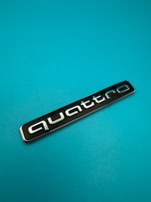 Usado, Logotipo emblema OEM AUDI A3 S3 Sportback Quattro preto 8S0853737A comprar usado  Enviando para Brazil
