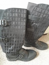 Dkny boots knee for sale  HORNCHURCH