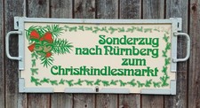Zuglaufschild pvc sonderzug gebraucht kaufen  Plauen