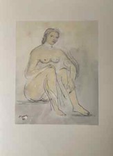 Henry moore litografia usato  Brembate