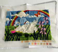 Vtg sunset needlepoint for sale  Houston