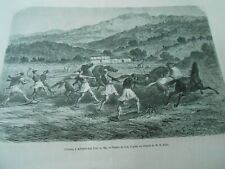 Engraving 1866 the d'occasion  Expédié en Belgium