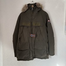 Napapijri khaki green for sale  GUISBOROUGH