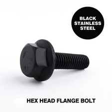 PARAFUSOS DE FLANGE DE CABEÇA SEXTAVADA DE AÇO INOXIDÁVEL PRETO comprar usado  Enviando para Brazil
