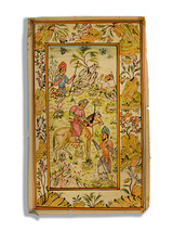 Rey Persa Regal En Caballo Pintura Miniatura Hecha A Mano 4.75 x 8 comprar usado  Enviando para Brazil