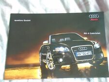 Audi rs4 cabriolet for sale  KINGS LANGLEY