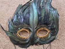 Black feather masquerade for sale  REDHILL