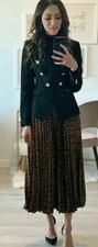 Zara pleated leather for sale  WOKING