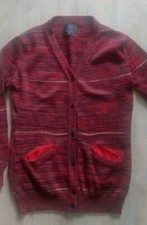 Strickjacke rot 50 gebraucht kaufen  Dresden