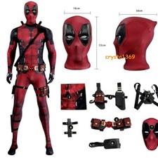 Usado, Macacão Deadpool 3 Roupas Wade Wilson Halloween Cosplay Fantasia Acessórios comprar usado  Enviando para Brazil