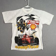 Usado, Camiseta de corrida vintage anos 90 Michael Schumacher Ferrari Fórmula 1 adulto grande masculina comprar usado  Enviando para Brazil