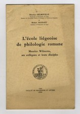 école liégeoise philologie usato  Firenze