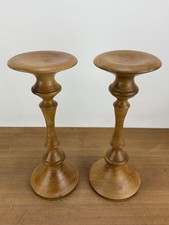 Pair vintage wood for sale  MALPAS