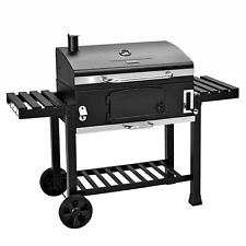 TAINO HERO XXL Grill na węgiel drzewny Wędzarnia BBQ Wózek grillowy Grill Wędzarnia Czarny na sprzedaż  Wysyłka do Poland