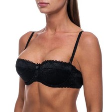 Sutiã push up sem alças varanda renda para busto grande acolchoado elevador bandeau balconette comprar usado  Enviando para Brazil