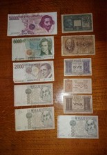 Banconote italiane vintage usato  Poirino