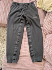 Adidas black striped for sale  PORT TALBOT
