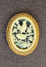 Broche ancienne oiseaux d'occasion  Chaussin