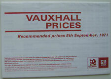 Vauxhall range prices for sale  BATLEY