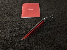 Pampille rouge lustre d'occasion  Baccarat
