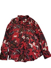 Blusa Zara Basic Collection Feminina Floral Botão Frontal Tamanho XS Transparente comprar usado  Enviando para Brazil