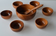 Teakholz schalengarnitur schal gebraucht kaufen  Deutschland