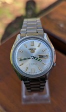 1980 Seiko 5 relógio masculino automático com mostrador raro todo original e funcionando bem comprar usado  Enviando para Brazil