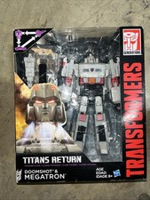 Transformers Titans Return Megatron y Doomshot Caja Sellada de Fábrica Daños segunda mano  Embacar hacia Mexico