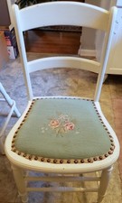 accent white chair distressed for sale  Bloomfield Hills