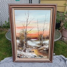 Vintage winter landscape for sale  Milwaukee
